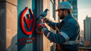 تركيب طارد حمام باسم شركة نور الرضا