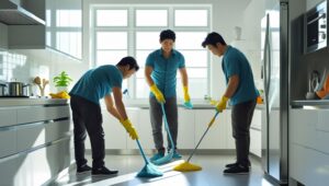 صورة رجال يقومون بتنظيف منزل (1)